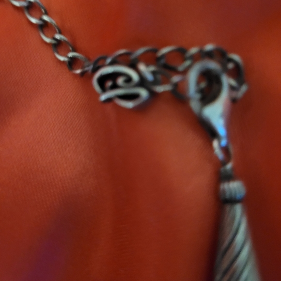 Carolyn Pollack turquoise bead necklace with enhancer. - Picture 4 of 4